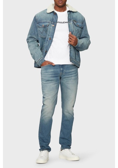 Calvin Klein Slım, 1a4 Mavi Erkek Kot Pantolon
