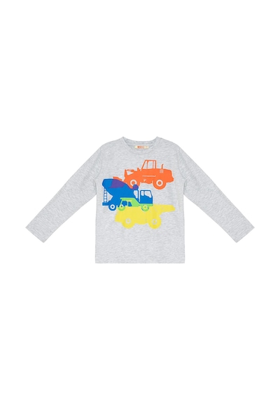 Denokids İnşaat Araçları Erkek Çocuk T-shirt Eşofman Altı Takım