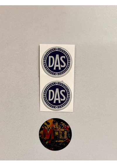 Das Damla Sticker Etiket Kabartmalı 3d Silikon Direk Arması Das Dayanıklı Epoksi 2adet 3,5x3,5cm Çok Renkli