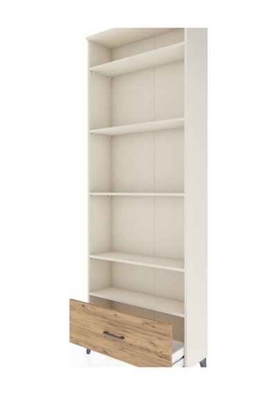 Arges Dolap 5 Raflı Tek Çekmeceli 88x30x243 Aytaşı-çam Aytaşı