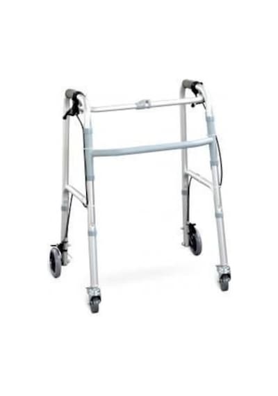 Walker A-1022 Dört Tekerlekli Frenli Katlanır Yürüteç