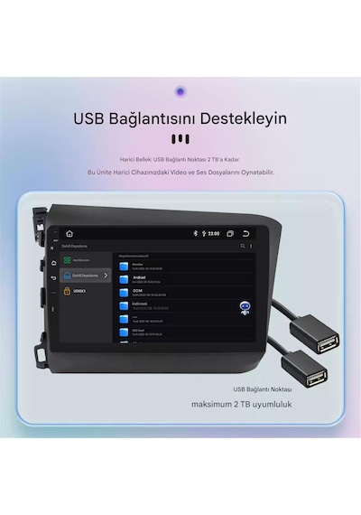 Honda Civic Fb7 2012-2015 Uyumlu 4gb Ram 64gb Android Navigasyon Multimedya Tesla Ekran Android Teyp Double Teyp Kablosuz Carplay Android Auto Bluetooth Wifi Gps Geri Görüş Kameralı 9" Honda Civic Fb7 2012-2015 Uyumlu 4gb Ram 64gb Android Navigasyon Multimedya Tesla Ekran Android Teyp Double Teyp Kablosuz Carplay Android Auto Bluetooth Wifi Gps Geri Görüş Kameralı 9"