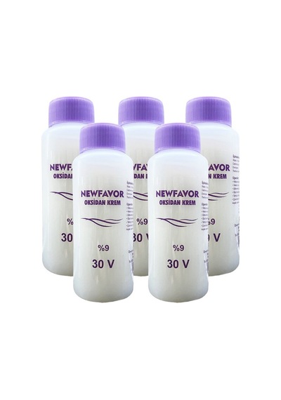5 Adet Oksidan Krem Saç Boya Sıvısı 9'luk 30 Volüme 60 Ml