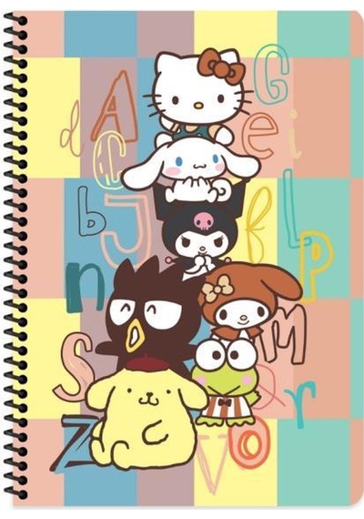 Keskin Color Hello Kitty And Friends A4 Spiralli 80 Yaprak - Harfler