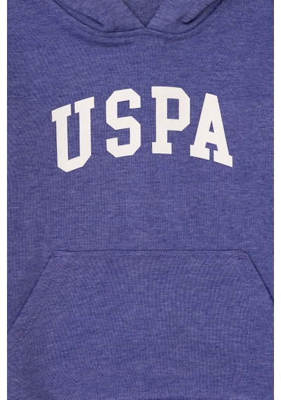 U.S. Polo Assn. Erkek Çocuk Mor Basic Kapüşonlu Sweatshirt 50293614-VR038 U.S. Polo Assn. Erkek Çocuk Mor Basic Kapüşonlu Sweatshirt 50293614-VR038