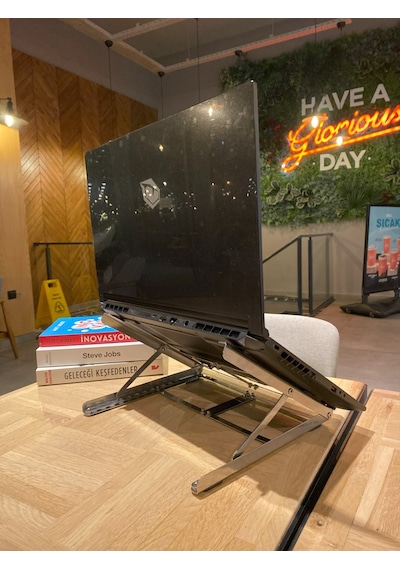 Sakoya Notebook Standı 304 Kalite Paslanmaz 11 Açı Ayarlı Açılır Kapanır Büyük Ve Küçük Notebook Uyumlu