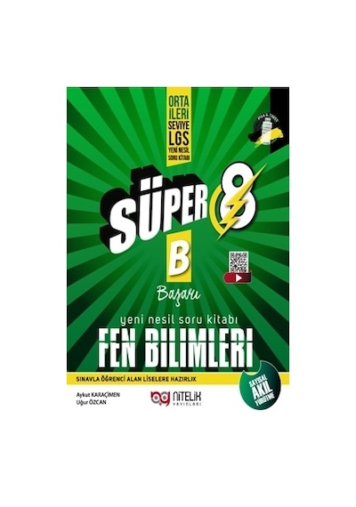 Nitelik Süper 8. Sınıf Fen Bilimleri Yeni Nesil Soru Kitabı