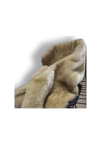 Toscana/tavşan 1300 Gr Yumuşak Dokuma Peluş Kumaş Bej Rengi 50x150 Cm Tekstil, Ev Tekstili Bej Bej
