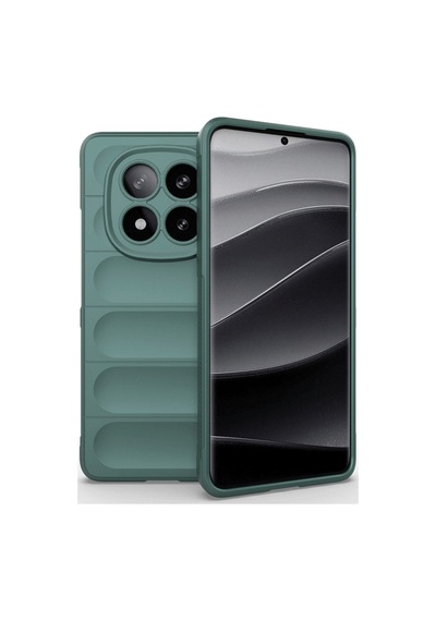Redmi Note 14 Pro 5g Kılıf Optimum Silikon - Koyu Yeşil Bz8683140834890