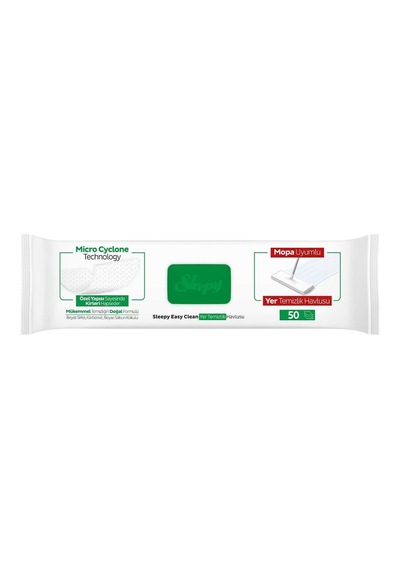 Easy Clean Beyaz Sabun Katkılı Mopa Uyumlu Yer Temizlik Havlusu 2x50 Yaprak 100 Yaprak Diğer