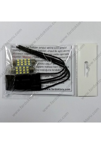 Fardoktoru Audi A4 2002-2012 Led Plaka Aydınlatma Ampul Seti N11.4410