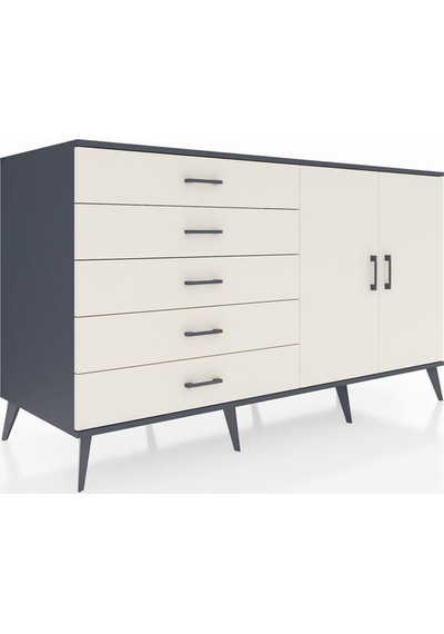 Kronos Konsol 2 Raflı 5 Çekmeceli 2 Kapaklı 176x59x99 Antrasit-aytaşı Aytası/aytası - Antrasıt Kronos Konsol 2 Raflı 5 Çekmeceli 2 Kapaklı 176x59x99 Antrasit-aytaşı Aytası/aytası - Antrasıt