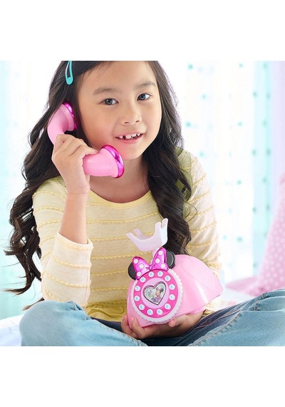 Jp88272 Minnie Mouse Sesli Ve Işıklı Retro Telefon