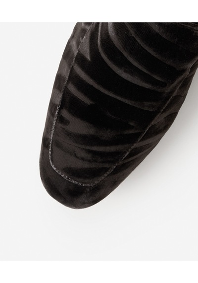 Yargıcı Kadife Zebra Baskılı Loafer 26kkay4031x 208 Kahverengi