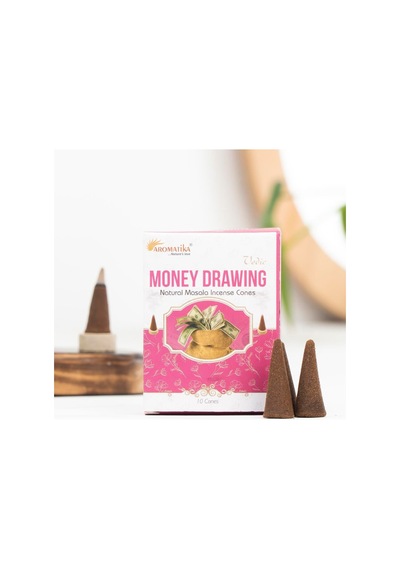 Aromatika Money Drawing Aromalı Konik Tütsü