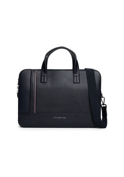 Tommy Hilfiger Th Central Slım Comp, Dw6 Siyah Erkek Çanta