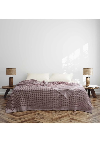 Majoli Optimus Yatak Örtüsü Ve Pike Çift Kişilik Kutulu 240x260 Garnet