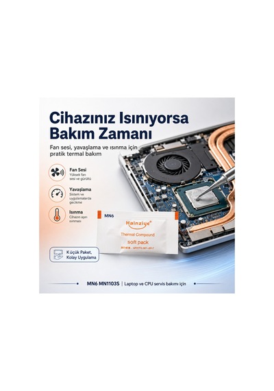 Mn1103s 200 Adet 0.5g Cpu Gpu Termal Macun Laptop Pc Teknik Servis Macunu