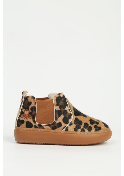 United Colors Of Benetton Benetton Leopar Çocuk Bot Bn-50181 Beyaz