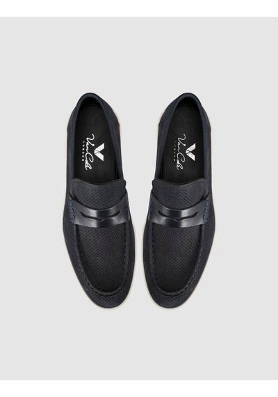 Cabani Siyah Süet Erkek Loafer