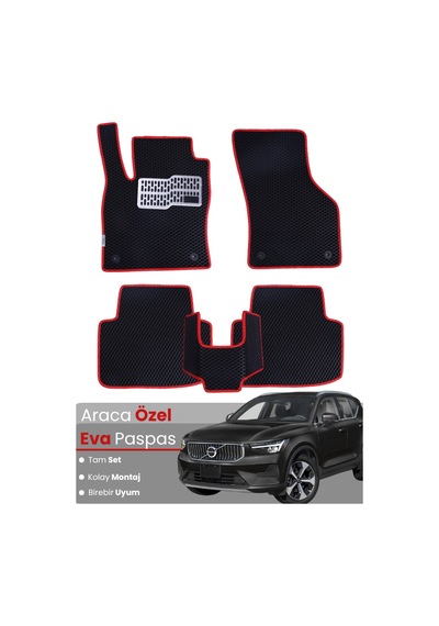 Volvo Xc40 2017-2025 Uyumlu Eva Paspas Tam Set Oto Paspas,araca Özel,tam Koruma,kolay Temizlik 438