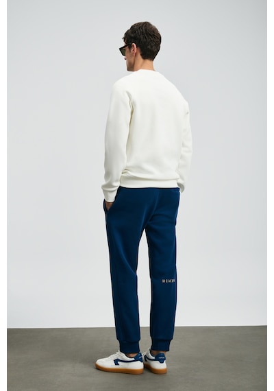 Lufian Sıgma Erkek Sweatshirt Kırık Beyaz Kırık Beyaz 112030186100510 Beyaz