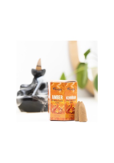 Aromatika Amber Geri Akışlı Şelale Tütsü
