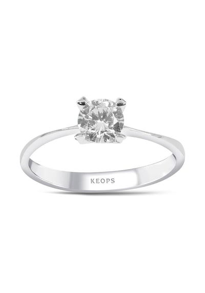 G Renk 0.50 Karat Kalp Tırnak Tektaş Yüzük