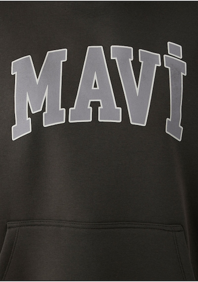 Mavi Logo Baskılı Kapüşonlu Haki Sweatshirt 1600361-71598 Yeşil
