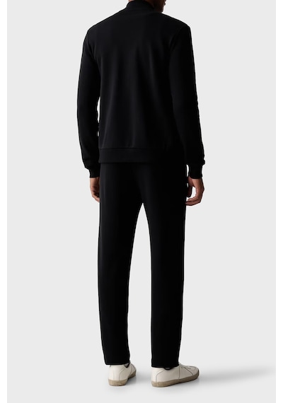 Emporio Armani Logolu Regular Fit Dik Yaka Eşofman Takımı Erkek Eşofman Takımı Em006961 Af25024 Uc001 Siyah