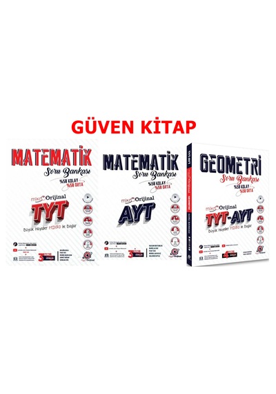 Mikro Orijinal Yayınları Tyt-ayt-geometri Soru Bankası Seti