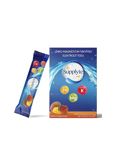 Supplyte Seftali Mango Elektrolit Tozu 8 x 12 G
