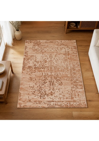 Kartela Halı Siro Halı Kaymaz Taban Makinede Yıkanabilir Halı Bakır - 200 X 300 Cm
