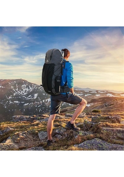 Naturehike Rock 60+5 Lt Trekking Sırt Çantası Siyah