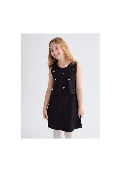LC Waikiki Alıta Cıty Farkıyla Lcw Kids Siyah Oval Yaka Taşlı Kız Çocuk Elbise Siyah - 928242578 Siyah LC Waikiki Alıta Cıty Farkıyla Lcw Kids Siyah Oval Yaka Taşlı Kız Çocuk Elbise Siyah - 928242578 Siyah
