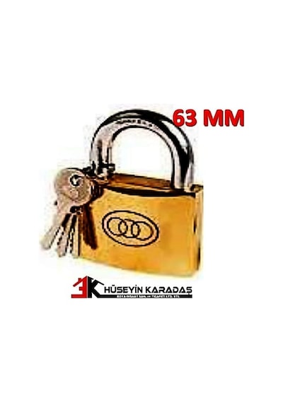 Trı-ckler Sarı Asma Kilit 63 Mm