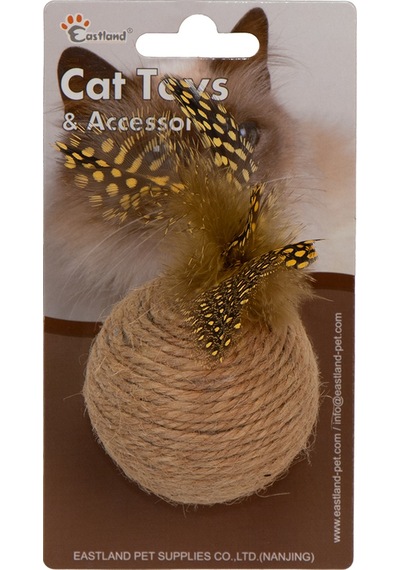 Lvsqvr Eastland Hasır Tüylü Çıngıraklı Top-çap 6cm