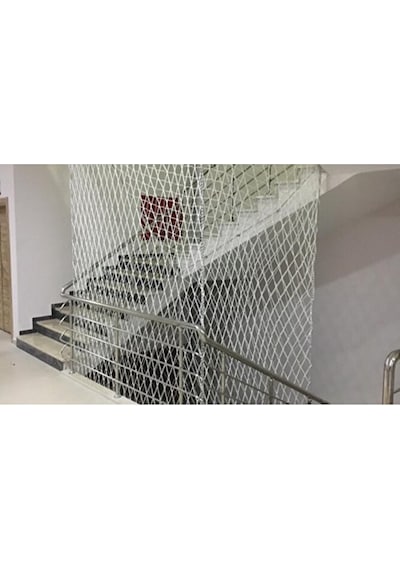Koruma Filesi 3 X 8 Metre Merdiven Balkon Güvenlik Filesi-kalınlı