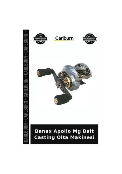 Delux Serisi Banax Apollo Mg Bait Casting Olta Makinesi Balıkçılık Atçek