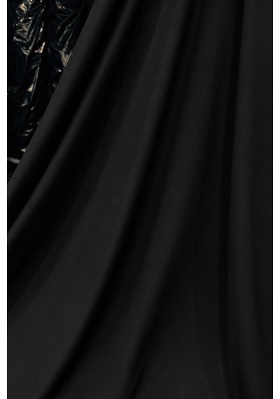 Örme Siyah Renk Yumuşak Astar Kumaş 1 Metre 100 Cm X 160 Cm Siyah - 887864176 Siyah