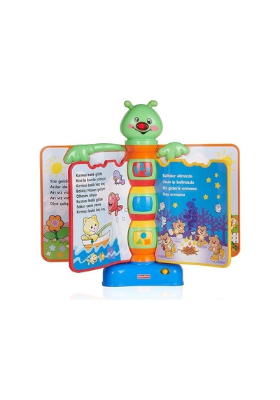 N3835 Fisher Price® Eğlen ve Öğren Eğitici Masalcı Tırtıl / Türkç