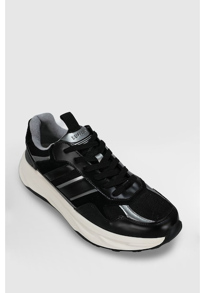 Lufian Eduard Erkek Deri Sneaker Ayakkabı 112230235 Siyah