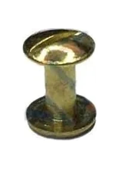 Hubrendy Çer Cilt Menü, Katalog, Kartela Vidası, 9 Mm - Sarı, 100 Adet