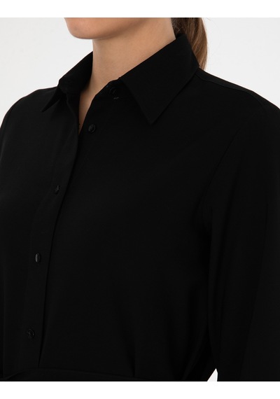 Pierre Cardin Kadın Siyah Elbise Dokuma 50318230-vr046 Siyah