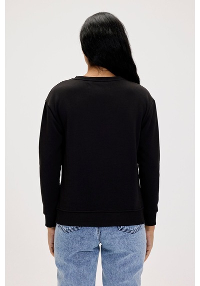 Bad Bear Re-carina Siyah Kadın Sweatshirt-nıght Siyah