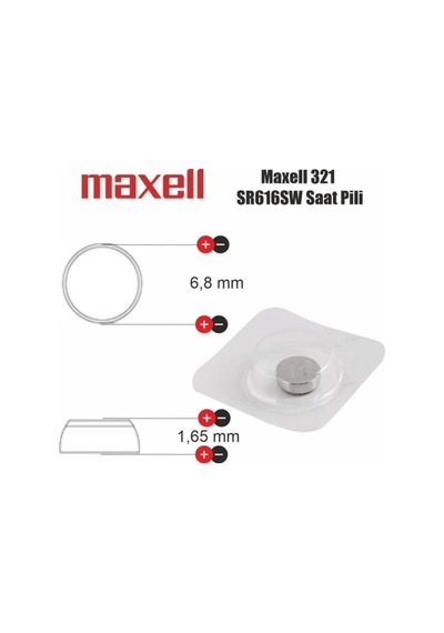 Maxell Sr616sw 321 Saat Ve Cihaz Pili - 1 Adet