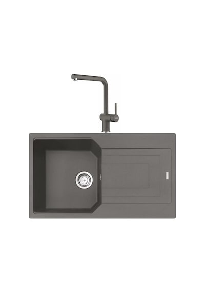 Franke Urban Ubg 611-86 Stone Grey Granit Eviye + Active Plus Doccia 2.0 Batarya Set