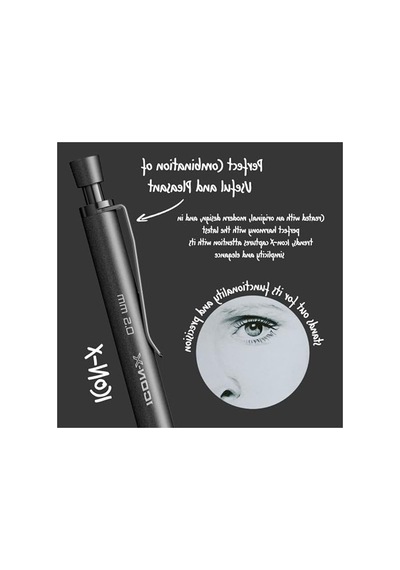 Mat Siyah 0.5 Mm Metal Versatil Kalem, Şık Tasarım