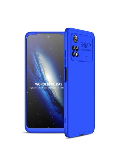 Xiaomi Poco M4 Pro 4g Kılıf Zore Ays Kapak Mavi