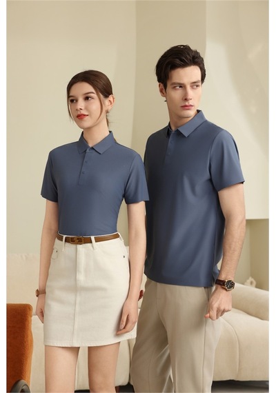 New Performance Premium Polo T-shirt 82% Nylon 18% Spandex Grimsi Mavi